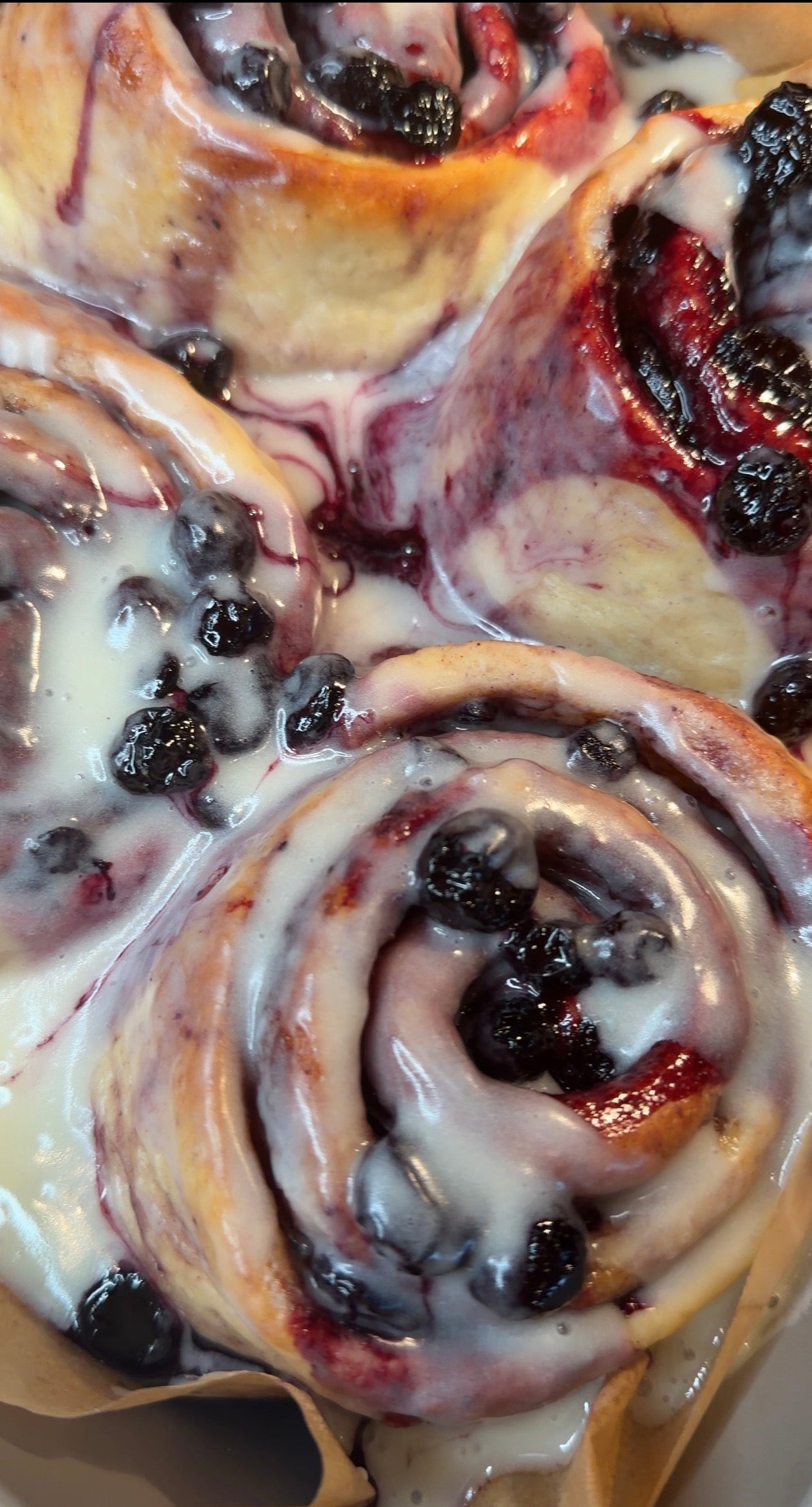 Blueberry Cinnamon Rolls